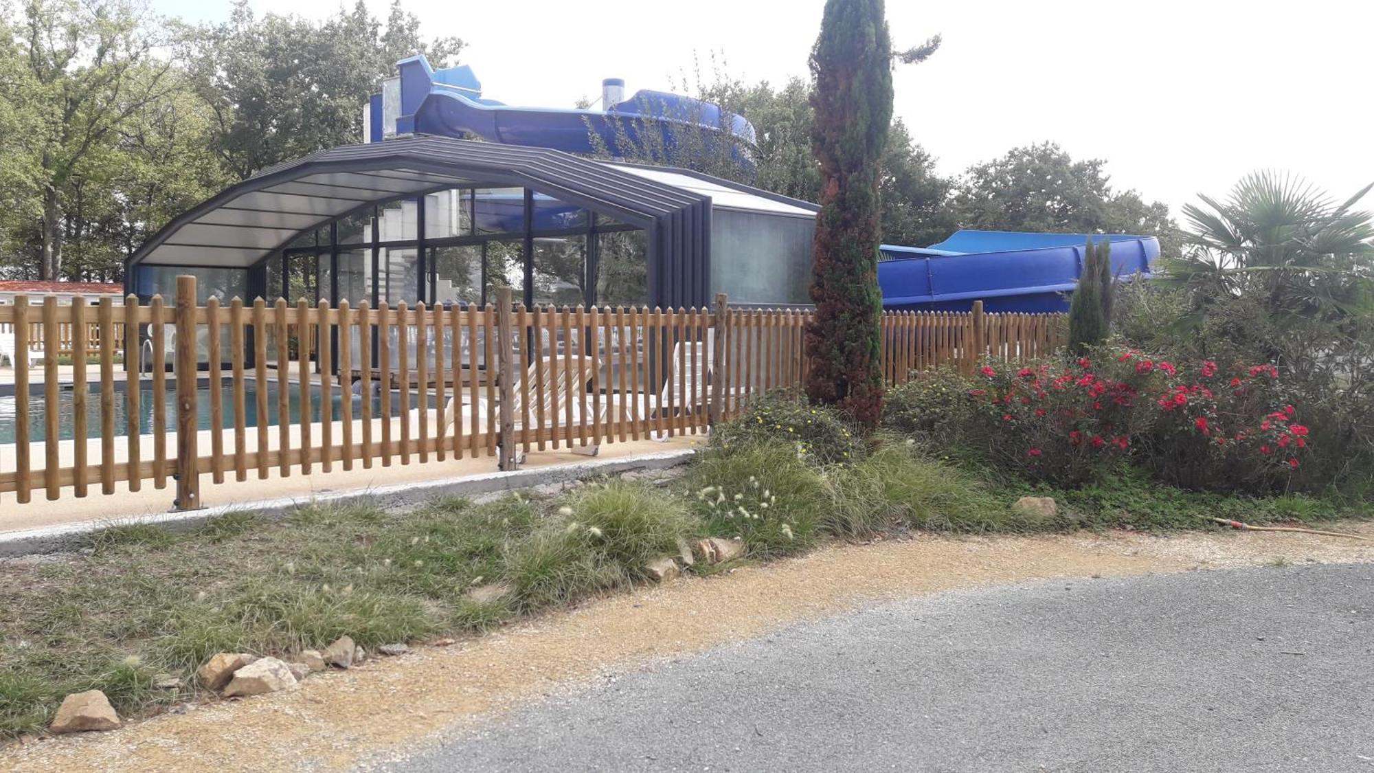 Mobil Home Camping 3*** Piscine Chauffee La Boissiere-de-Montaigu Exteriér fotografie
